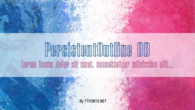 PersistentOutline DB example